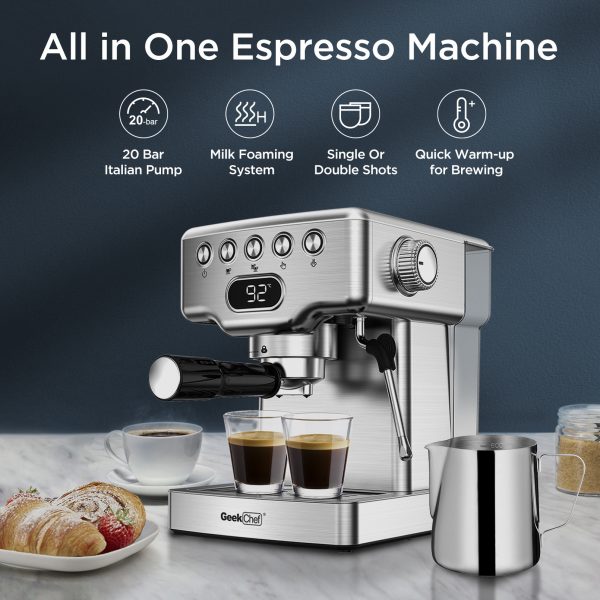 Geek Chef Espresso Machine Maker