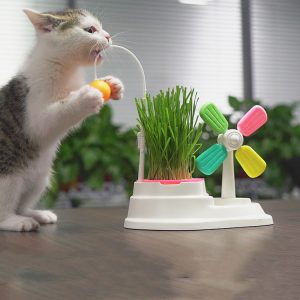 Windmill Funny Cat Stick Toy